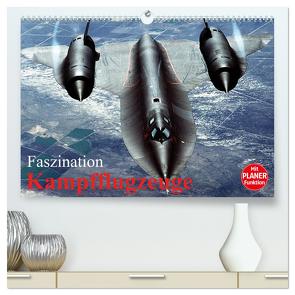 Faszination Kampfflugzeuge (hochwertiger Premium Wandkalender 2024 DIN A2 quer), Kunstdruck in Hochglanz von Stanzer,  Elisabeth