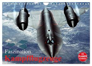 Faszination Kampfflugzeuge (Wandkalender 2024 DIN A4 quer), CALVENDO Monatskalender von Stanzer,  Elisabeth