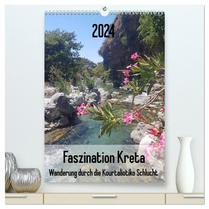 Faszination Kreta. Wanderung durch die Kourtaliotiko Schlucht (hochwertiger Premium Wandkalender 2024 DIN A2 hoch), Kunstdruck in Hochglanz von Kleemann,  Claudia