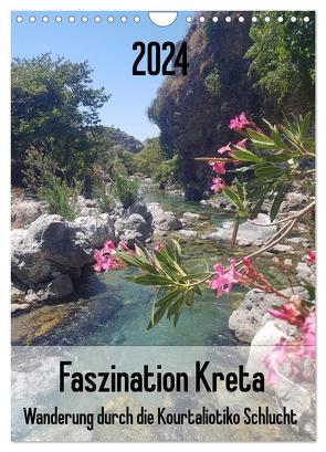 Faszination Kreta. Wanderung durch die Kourtaliotiko Schlucht (Wandkalender 2024 DIN A4 hoch), CALVENDO Monatskalender von Kleemann,  Claudia