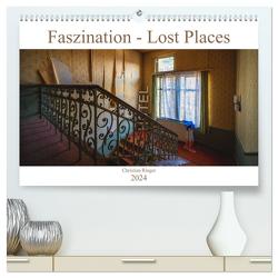 Faszination – Lost Places (hochwertiger Premium Wandkalender 2024 DIN A2 quer), Kunstdruck in Hochglanz von Ringer,  Christian