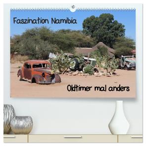 Faszination Namibia – Oldtimer mal anders (hochwertiger Premium Wandkalender 2024 DIN A2 quer), Kunstdruck in Hochglanz von liliwe,  liliwe