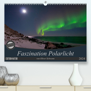 Faszination Polarlicht (hochwertiger Premium Wandkalender 2024 DIN A2 quer), Kunstdruck in Hochglanz von Oliver Schwenn,  Dr.