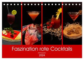 Faszination rote Cocktails (Tischkalender 2024 DIN A5 quer), CALVENDO Monatskalender von Bildergalerie - Babett Paul,  Babetts