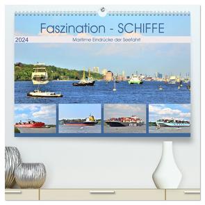 Faszination – SCHIFFE (hochwertiger Premium Wandkalender 2024 DIN A2 quer), Kunstdruck in Hochglanz von Klünder,  Günther