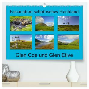 Faszination schottisches Hochland – Glen Coe und Glen Etive (hochwertiger Premium Wandkalender 2024 DIN A2 quer), Kunstdruck in Hochglanz von Paul - Babett's Bildergalerie,  Babett