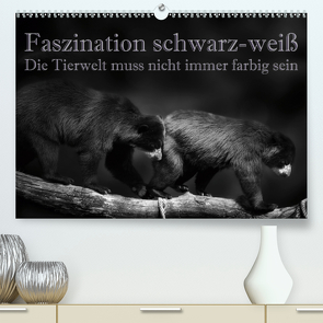 Faszination schwarz-weiß – Die Tierwelt muss nicht immer farbig sein (Premium, hochwertiger DIN A2 Wandkalender 2021, Kunstdruck in Hochglanz) von Swierczyna,  Eleonore