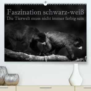 Faszination schwarz-weiß – Die Tierwelt muss nicht immer farbig sein (Premium, hochwertiger DIN A2 Wandkalender 2022, Kunstdruck in Hochglanz) von Swierczyna,  Eleonore