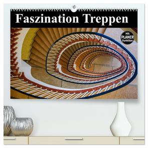 Faszination Treppen (hochwertiger Premium Wandkalender 2024 DIN A2 quer), Kunstdruck in Hochglanz von Buchspies,  Carina