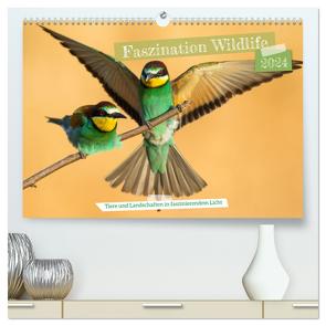 Faszination Wildlife (hochwertiger Premium Wandkalender 2024 DIN A2 quer), Kunstdruck in Hochglanz von Bauer,  Frederic