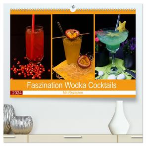 Faszination Wodka Cocktail (hochwertiger Premium Wandkalender 2024 DIN A2 quer), Kunstdruck in Hochglanz von Bildergalerie - Babett Paul,  Babetts