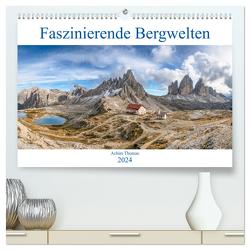 Faszinierende Bergwelten (hochwertiger Premium Wandkalender 2024 DIN A2 quer), Kunstdruck in Hochglanz von Thomae,  Achim