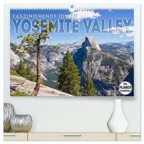 Faszinierende Idylle YOSEMITE VALLEY (hochwertiger Premium Wandkalender 2024 DIN A2 quer), Kunstdruck in Hochglanz von Viola,  Melanie