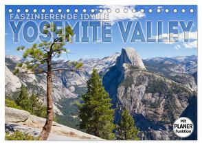 Faszinierende Idylle YOSEMITE VALLEY (Tischkalender 2024 DIN A5 quer), CALVENDO Monatskalender von Viola,  Melanie