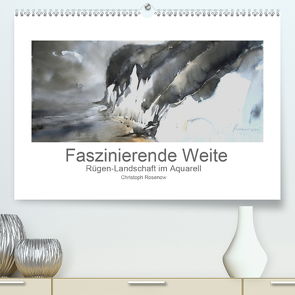 Faszinierende Weite. Rügen-Landschaft im Aquarell (Premium, hochwertiger DIN A2 Wandkalender 2021, Kunstdruck in Hochglanz) von Rosenow,  Christoph