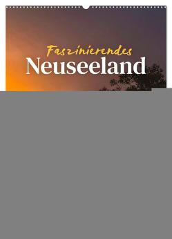 Faszinierendes Neuseeland (Wandkalender 2024 DIN A2 hoch), CALVENDO Monatskalender von SF,  SF