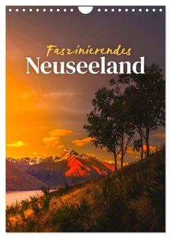 Faszinierendes Neuseeland (Wandkalender 2024 DIN A4 hoch), CALVENDO Monatskalender von SF,  SF