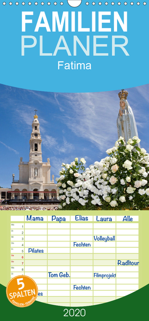 Fatima – Familienplaner hoch (Wandkalender 2020 , 21 cm x 45 cm, hoch) von Atlantismedia