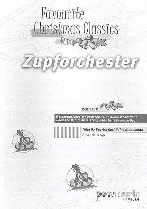 Favourite Christmas Classics für Zupforchester (Partitur) von Peermusic