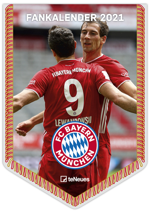 FC Bayern München 2021 – Mini-Bannerkalender – Fan-Kalender – Fußball-Kalender – 21×29,7 – Sport