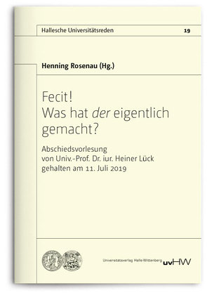 Fecit! Was hat <i>der</i> eigentlich gemacht? von Rosenau,  Henning