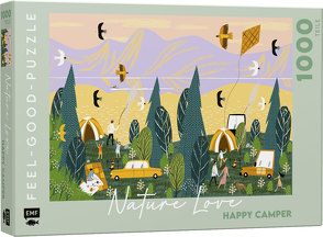 Feel-good-Puzzle 1000 Teile – NATURE LOVE: Happy Camper