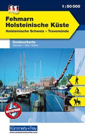 Fehmarn – Hosteinische Küste Nr. 11 Outdoorkarte Deutschland 1:50 000