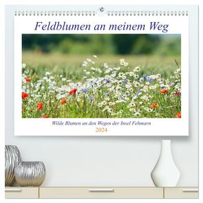 Feldblumen an meinem Weg (hochwertiger Premium Wandkalender 2024 DIN A2 quer), Kunstdruck in Hochglanz von Kaminski,  Ida