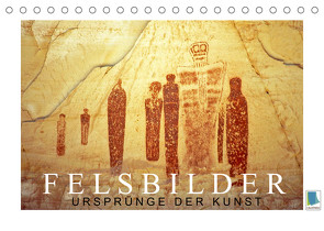 Felsbilder: Ursprünge der Kunst (Tischkalender 2022 DIN A5 quer) von CALVENDO