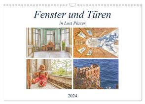 Fenster und Türen in Lost Places (Wandkalender 2024 DIN A3 quer), CALVENDO Monatskalender von Hackstein,  Bettina