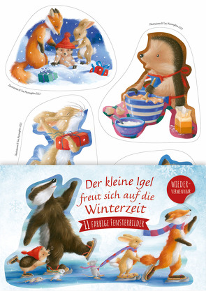 Fensterbild-Set Winterzeit von Engeln,  Reinhard