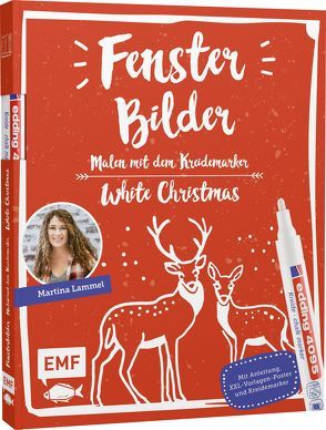 Fensterbilder malen mit dem Kreidemarker – White Christmas von Lammel,  Martina