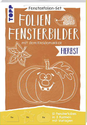 Fensterfolien-Set – Folien-Fensterbilder mit dem Kreidemarker – Herbst von frechverlag, Pedevilla,  Pia