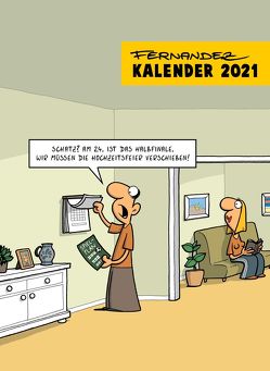 Fernandez Cartoon-Wandkalender 2021: Monatskalender von Fernandez,  Miguel