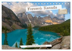 Fernweh Kanada – Naturerlebnis Rocky Mountains (Tischkalender 2024 DIN A5 quer), CALVENDO Monatskalender von alfotokunst,  alfotokunst