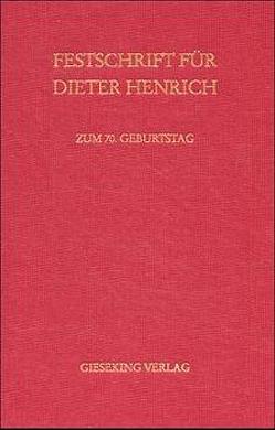 Festschrift für Prof. Dr. Dieter Henrich zum 70. Geburtstag am 1. Dezember 2000 von Bar,  Christian von, Battes,  Robert, Brudermüller,  Gerd, Gottwald,  Peter, Jayme,  Erik, Schwab,  Dieter