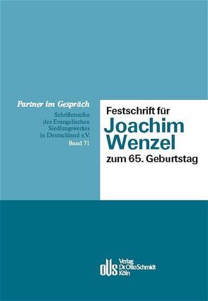 Festschrift für Joachim Wenzel von Armbrüster,  Christian, Basty,  Gregor, Baukelmann,  Peter, Krämer,  Achim, Kreuzer,  Heinrich, Krueger,  Wolfgang, Merle,  Werner