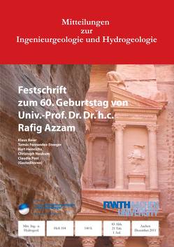 Festschrift zum 60. Geburtstag von Univ.-Prof.dr.Dr.h.c. Rafig Azzam von Baier,  Klaus, Fernandez-Steeger,  Tomás