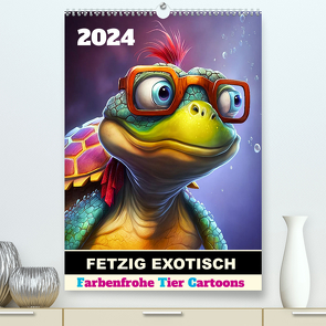 FETZIG EXOTISCH (Premium, hochwertiger DIN A2 Wandkalender 2024, Kunstdruck in Hochglanz) von DigitalDreamweaver