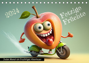 Fetzige Früchte (Tischkalender 2024 DIN A5 quer), CALVENDO Monatskalender von ©DigitalDreamweaver,  ©DigitalDreamweaver