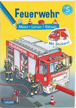 Feuerwehr: Malen Lernen Rätseln von Bachmann,  Lena, Butschkow,  Ralf, Schröder,  Ilka