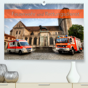 Feuerwehr und Rettungsdienst (Premium, hochwertiger DIN A2 Wandkalender 2023, Kunstdruck in Hochglanz) von Will,  Markus