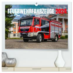 Feuerwehrfahrzeuge (hochwertiger Premium Wandkalender 2024 DIN A2 quer), Kunstdruck in Hochglanz von 112,  MH-CONNECT