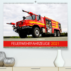 Feuerwehrfahrzeuge (Premium, hochwertiger DIN A2 Wandkalender 2021, Kunstdruck in Hochglanz) von CONNECT 112 Marcus Heinz,  MH