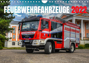 Feuerwehrfahrzeuge (Wandkalender 2022 DIN A4 quer) von 112,  MH-CONNECT