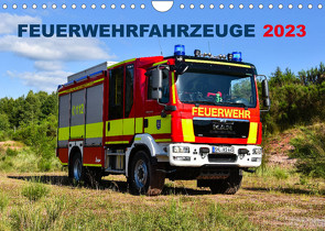 Feuerwehrfahrzeuge (Wandkalender 2023 DIN A4 quer) von Photoart & Medien / Marcus Heinz,  MH