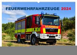 Feuerwehrfahrzeuge (Wandkalender 2024 DIN A2 quer), CALVENDO Monatskalender von Photoart & Medien / Marcus Heinz,  MH