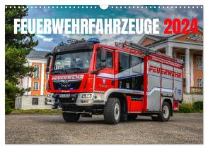 Feuerwehrfahrzeuge (Wandkalender 2024 DIN A3 quer), CALVENDO Monatskalender von 112,  MH-CONNECT