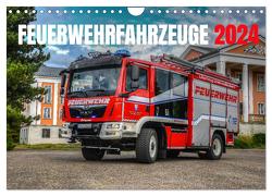 Feuerwehrfahrzeuge (Wandkalender 2024 DIN A4 quer), CALVENDO Monatskalender von 112,  MH-CONNECT