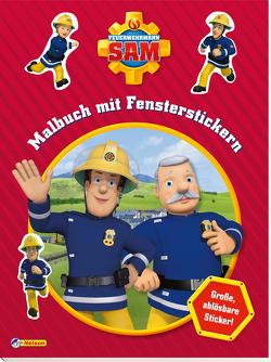 Feuerwehrmann Sam: Malbuch mit Fensterstickern